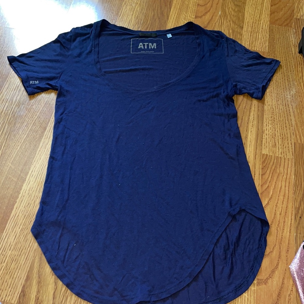 ATM SCOOP NECK TEE